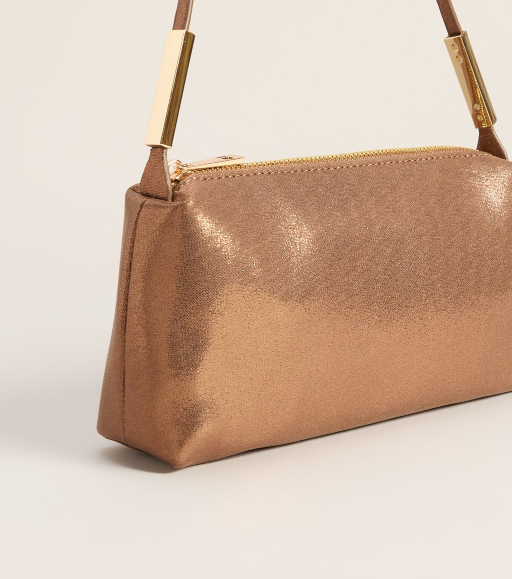 Bolso de Hombro Shining Example Metálico