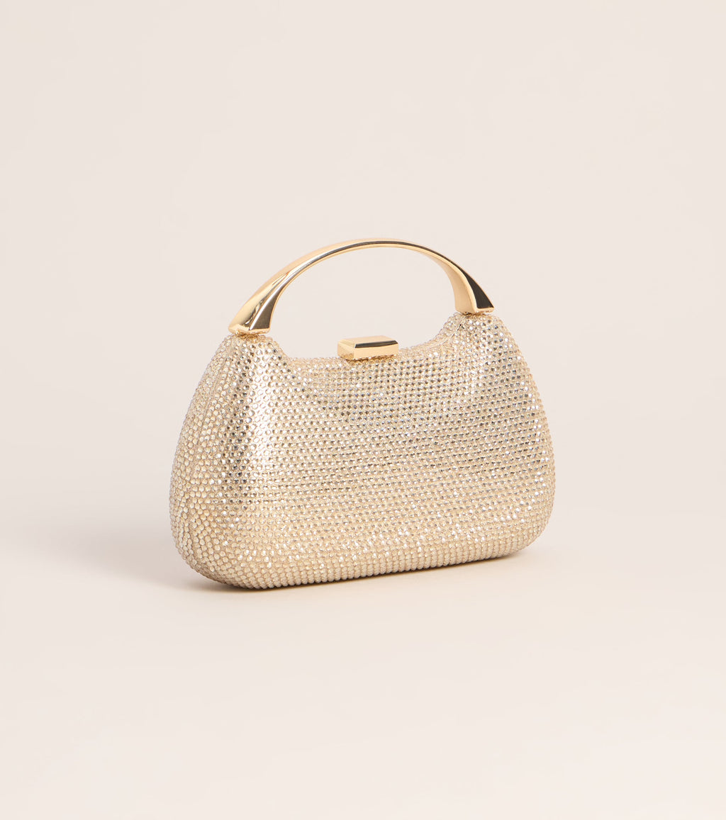 Bolso de Mano con Strass