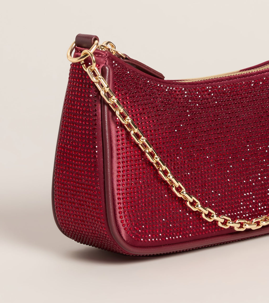 Bolso de Hombro On The List con Strass