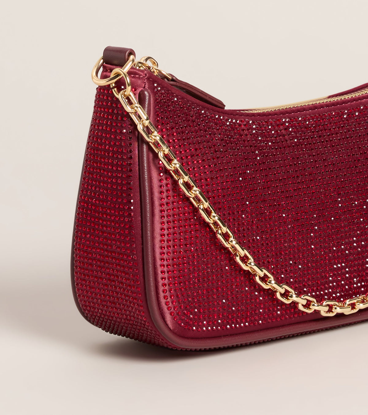 Bolso de Hombro On The List con Strass