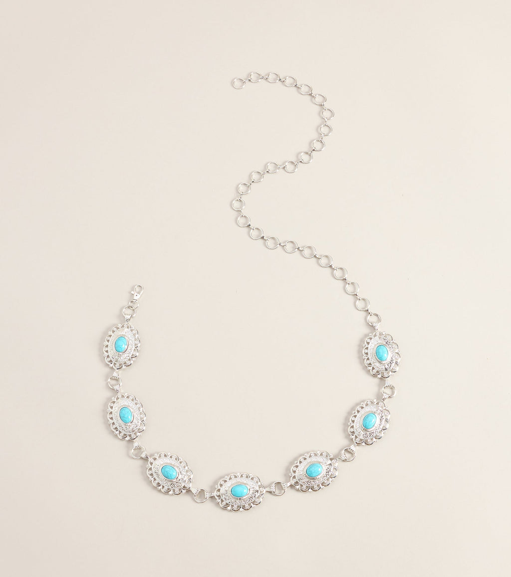 Cinturón de Cadena Desert Darling con Conchos