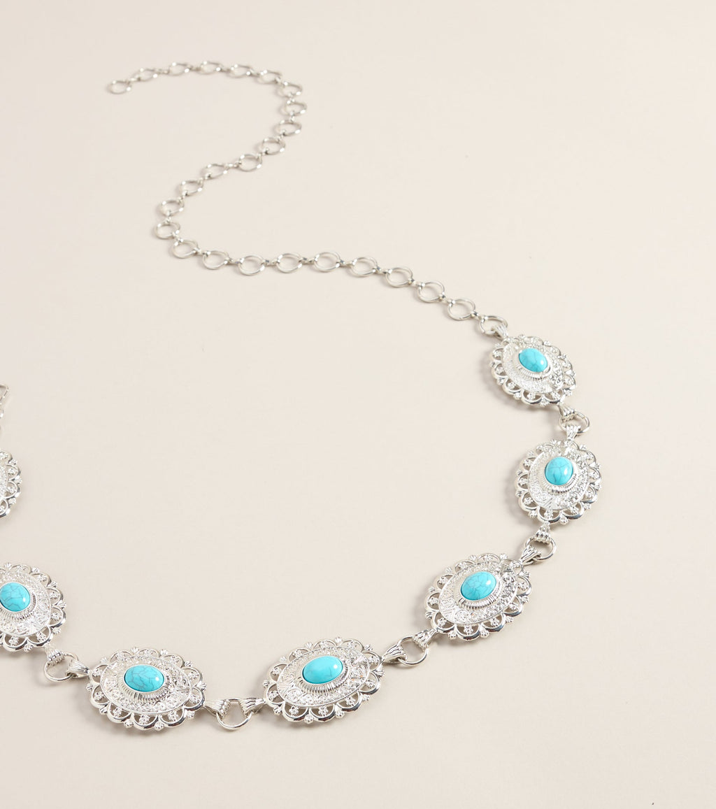 Cinturón de Cadena Desert Darling con Conchos