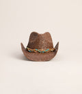 Sombrero Vaquero Desert Detail con Cuentas