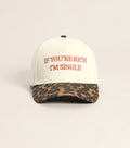Gorra Trucker Text con Estampado Leopardo