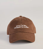 Gorra Baseball Sorry I'm Late, I Stopped For Coffee