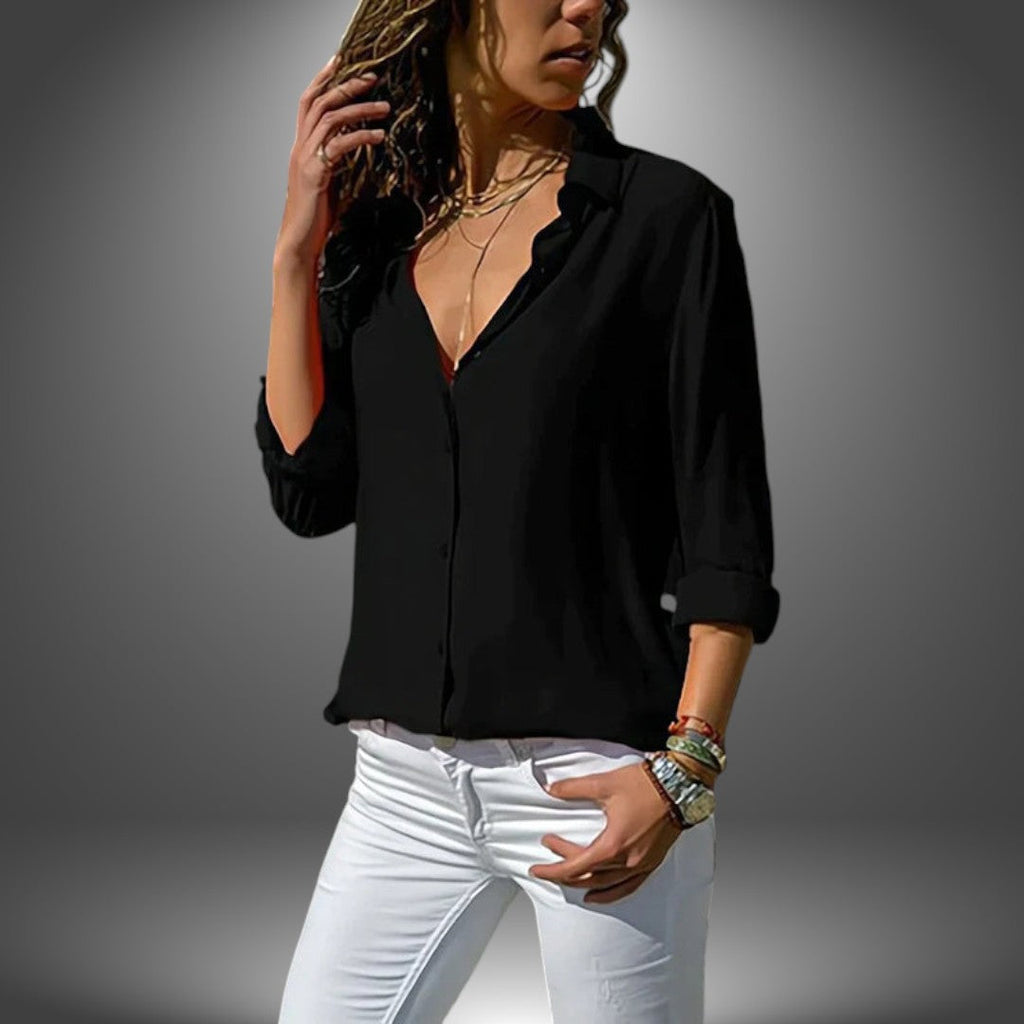 Valeria | Blusa clásica con botones