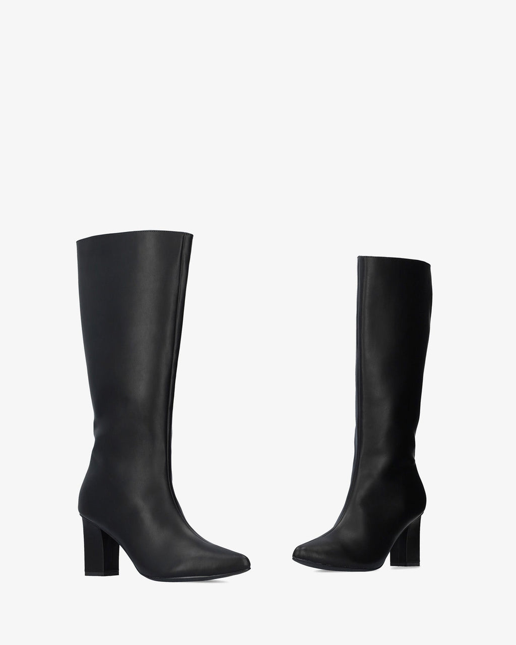 Bota de tacón en soft negro
