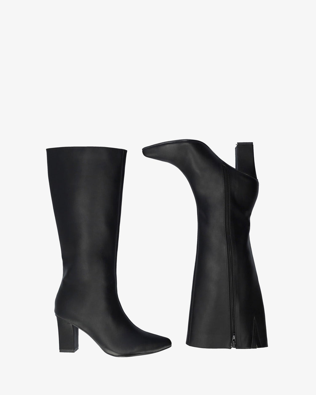 Bota de tacón en soft negro