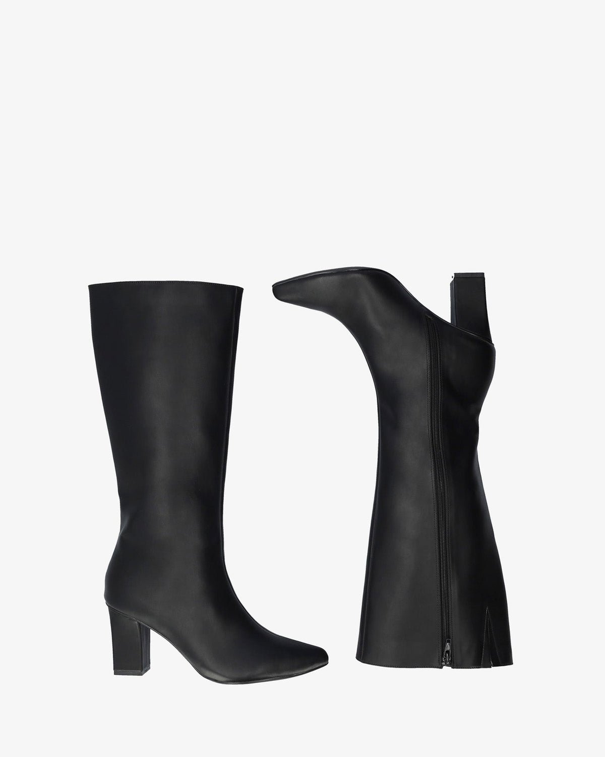 Bota de tacón en soft negro