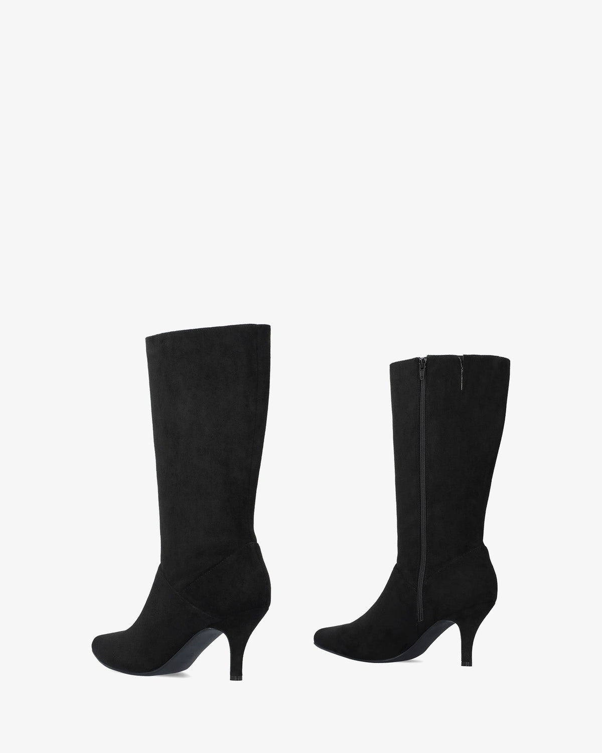 Bota alta en símil ante negro