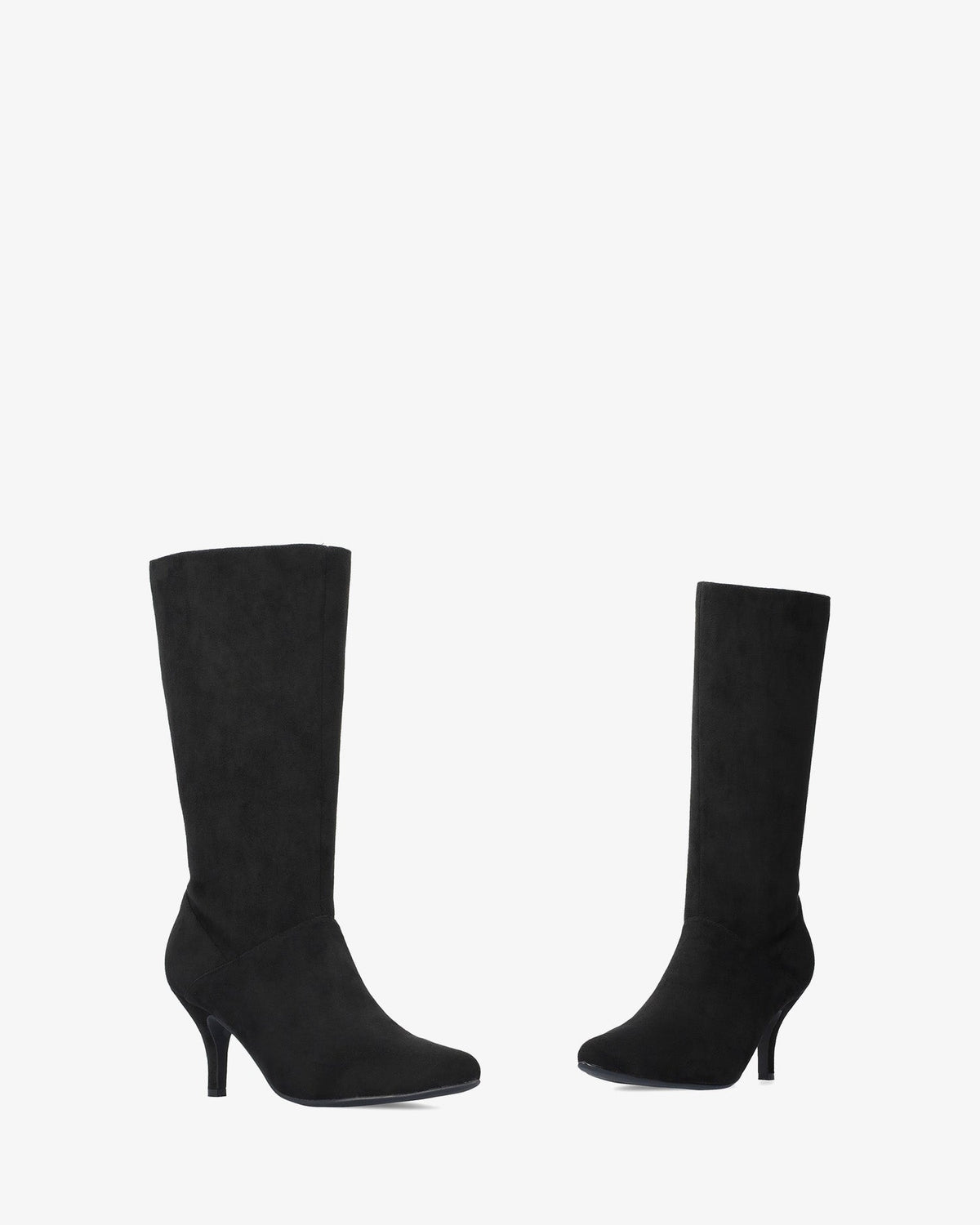 Bota alta en símil ante negro
