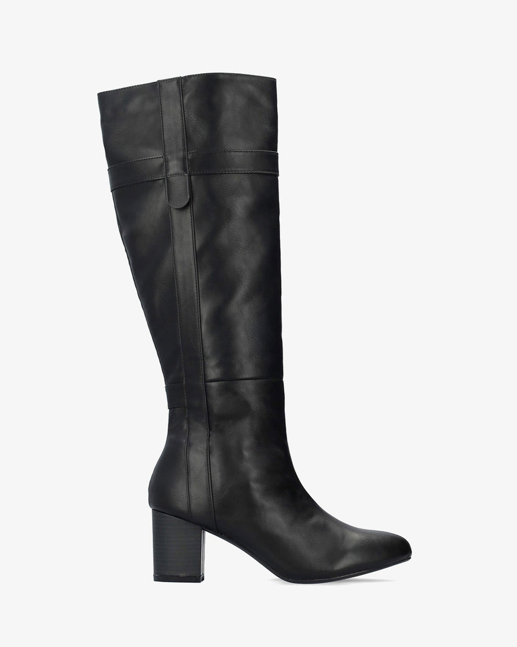 Bota alta en soft negro