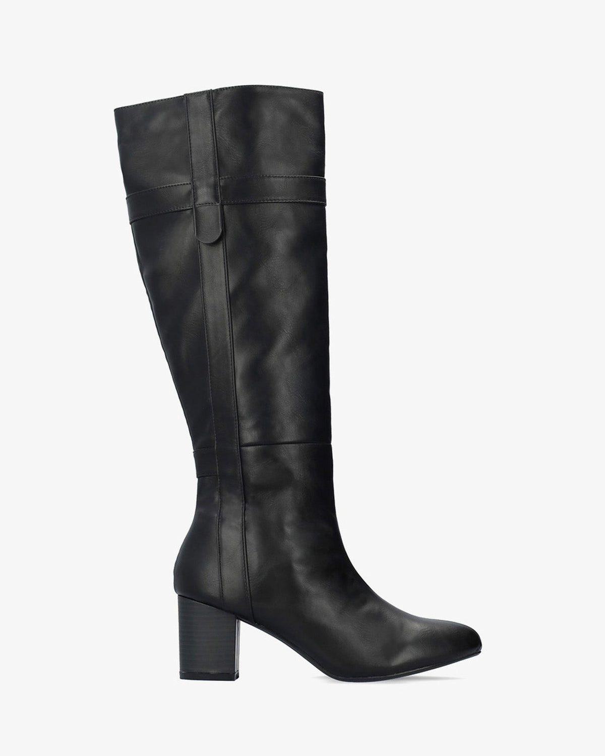 Bota alta en soft negro