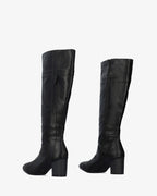 Bota alta en soft negro