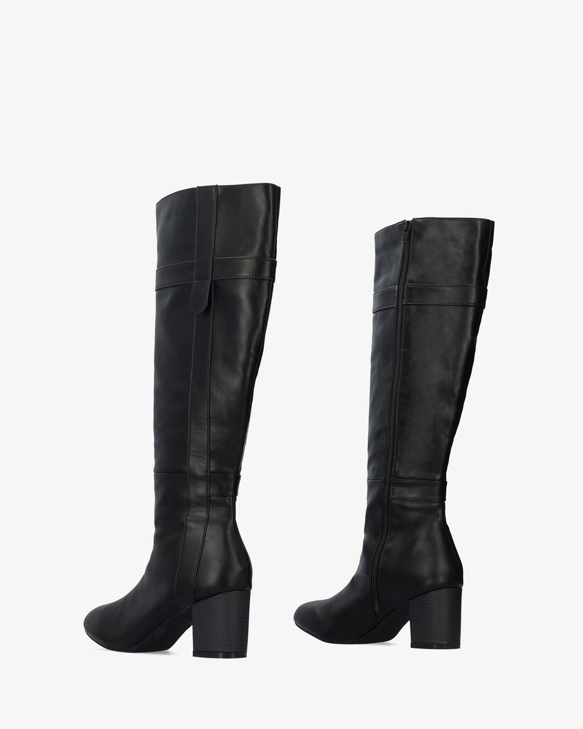 Bota alta en soft negro