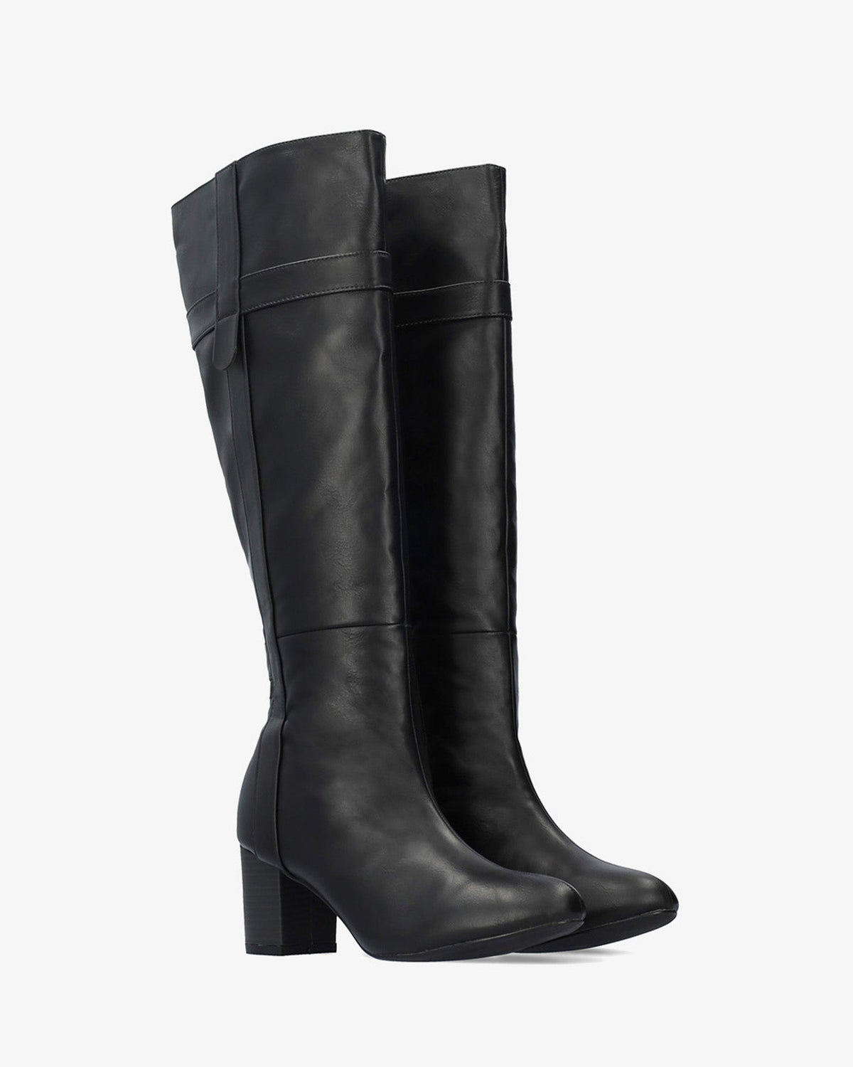 Bota alta en soft negro