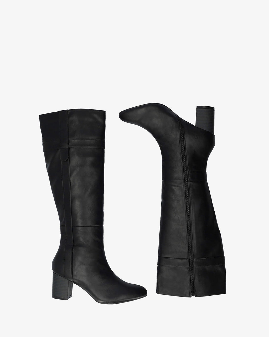 Bota alta en soft negro
