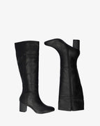 Bota alta en soft negro