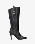Bota alta tacón en soft negro