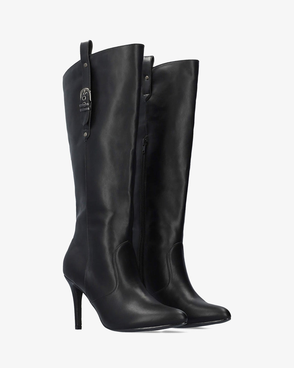 Bota alta tacón en soft negro