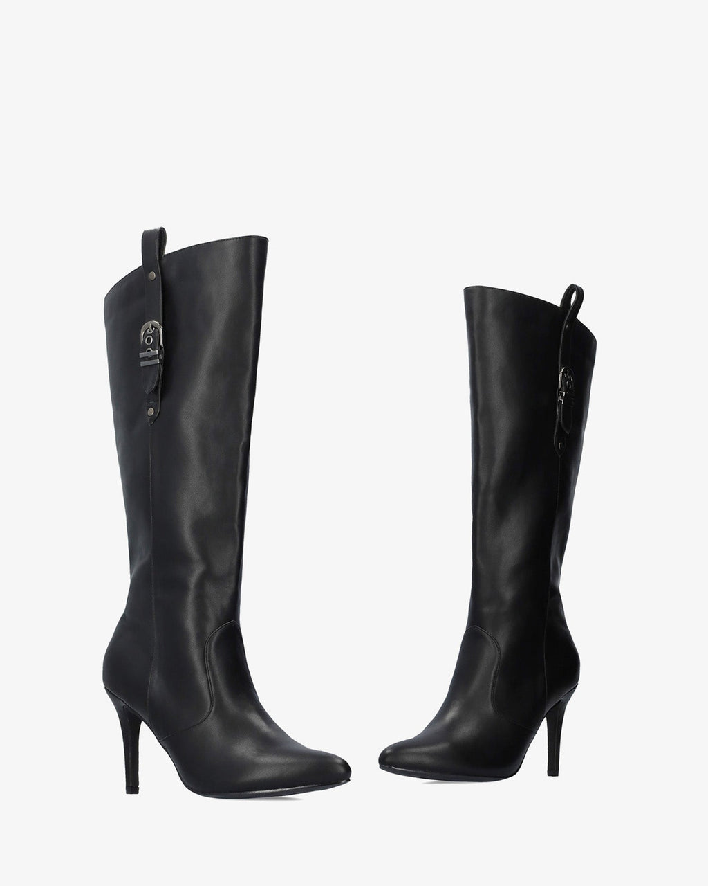 Bota alta tacón en soft negro