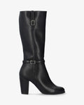 Bota alta en soft negro