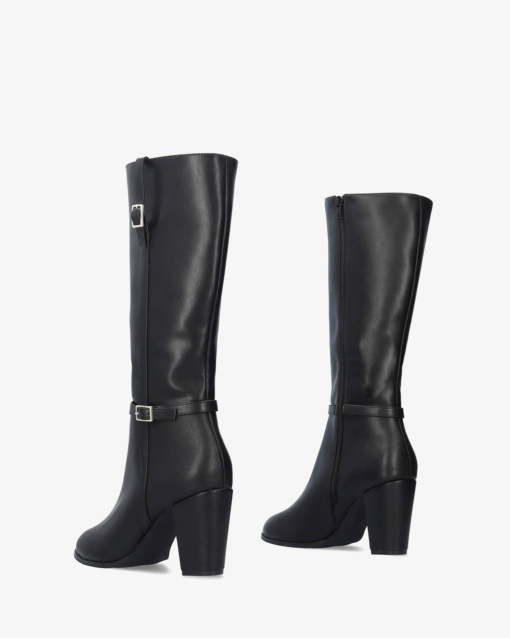 Bota alta en soft negro