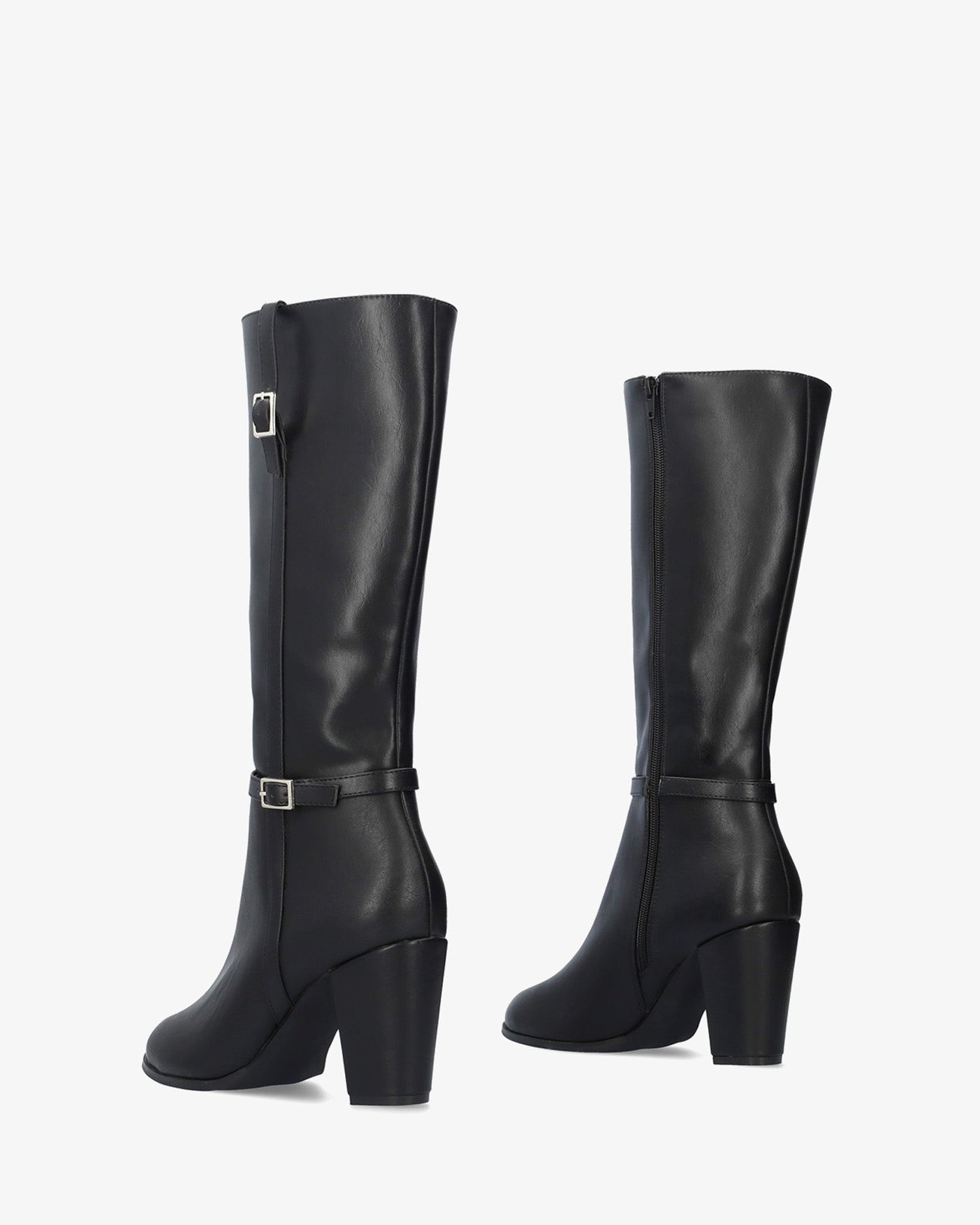 Bota alta en soft negro