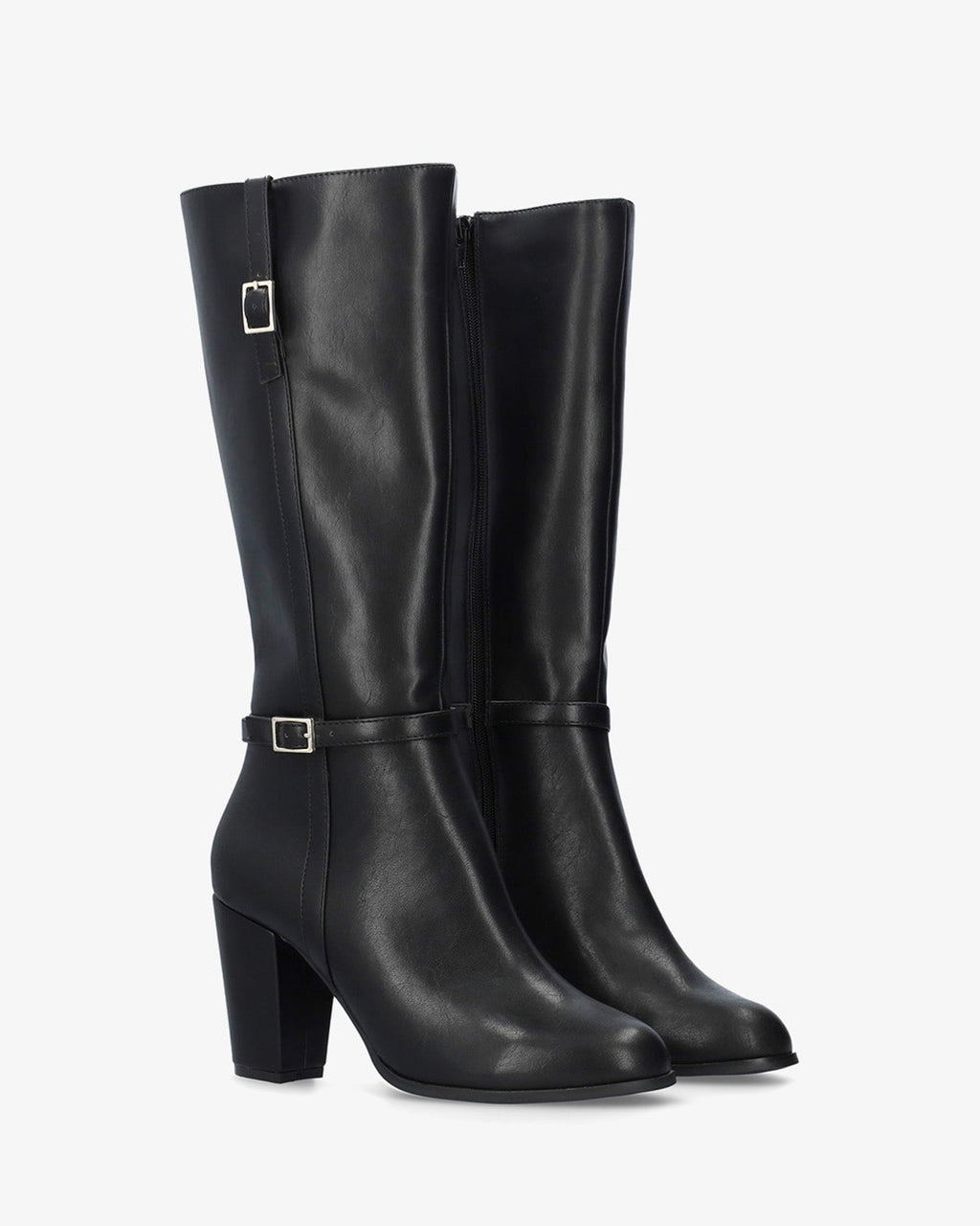 Bota alta en soft negro