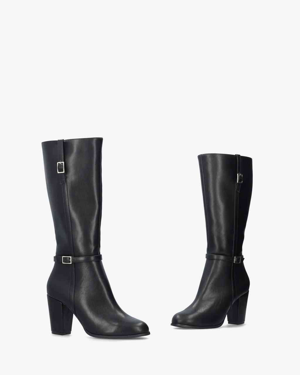 Bota alta en soft negro