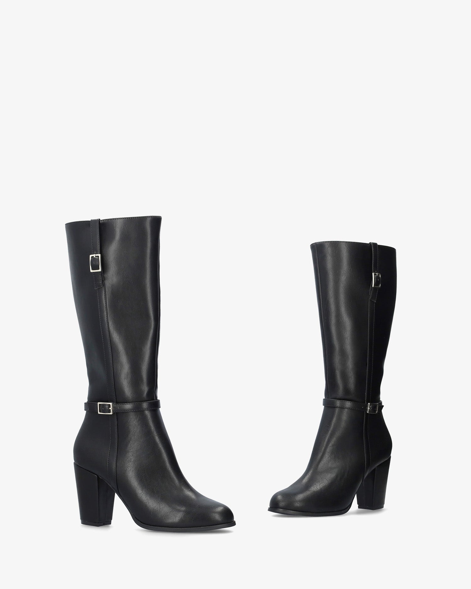 Bota alta en soft negro