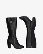 Bota alta en soft negro