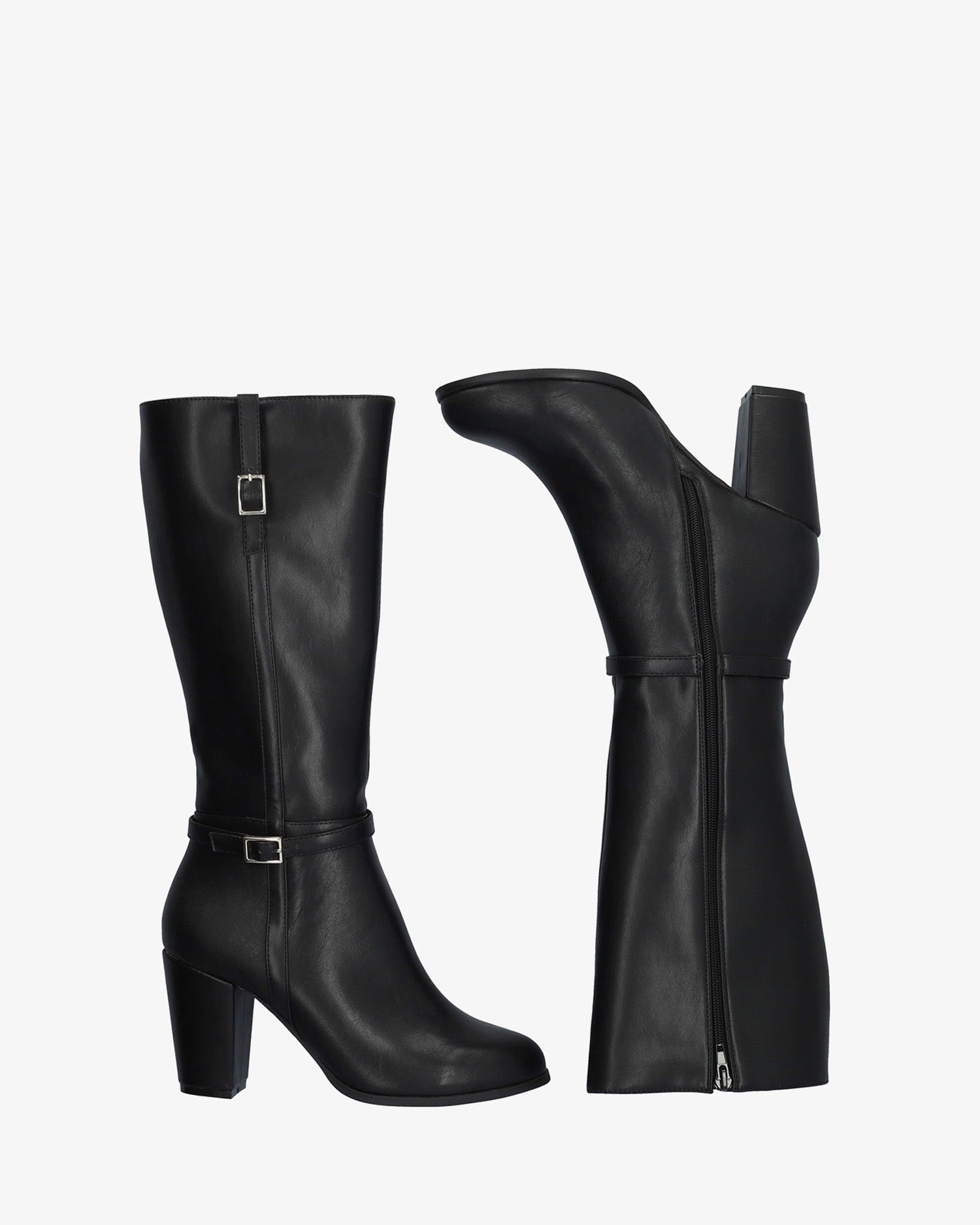 Bota alta en soft negro