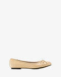 Bailarina clasica en charol beige