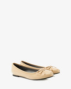 Bailarina clasica en charol beige