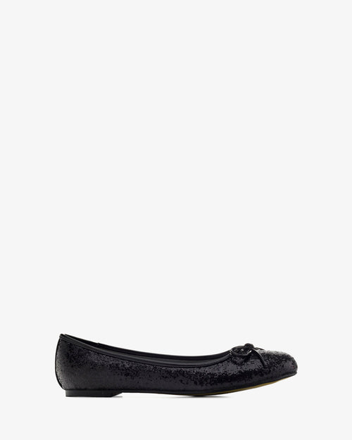 Bailarina clasic glitter negro