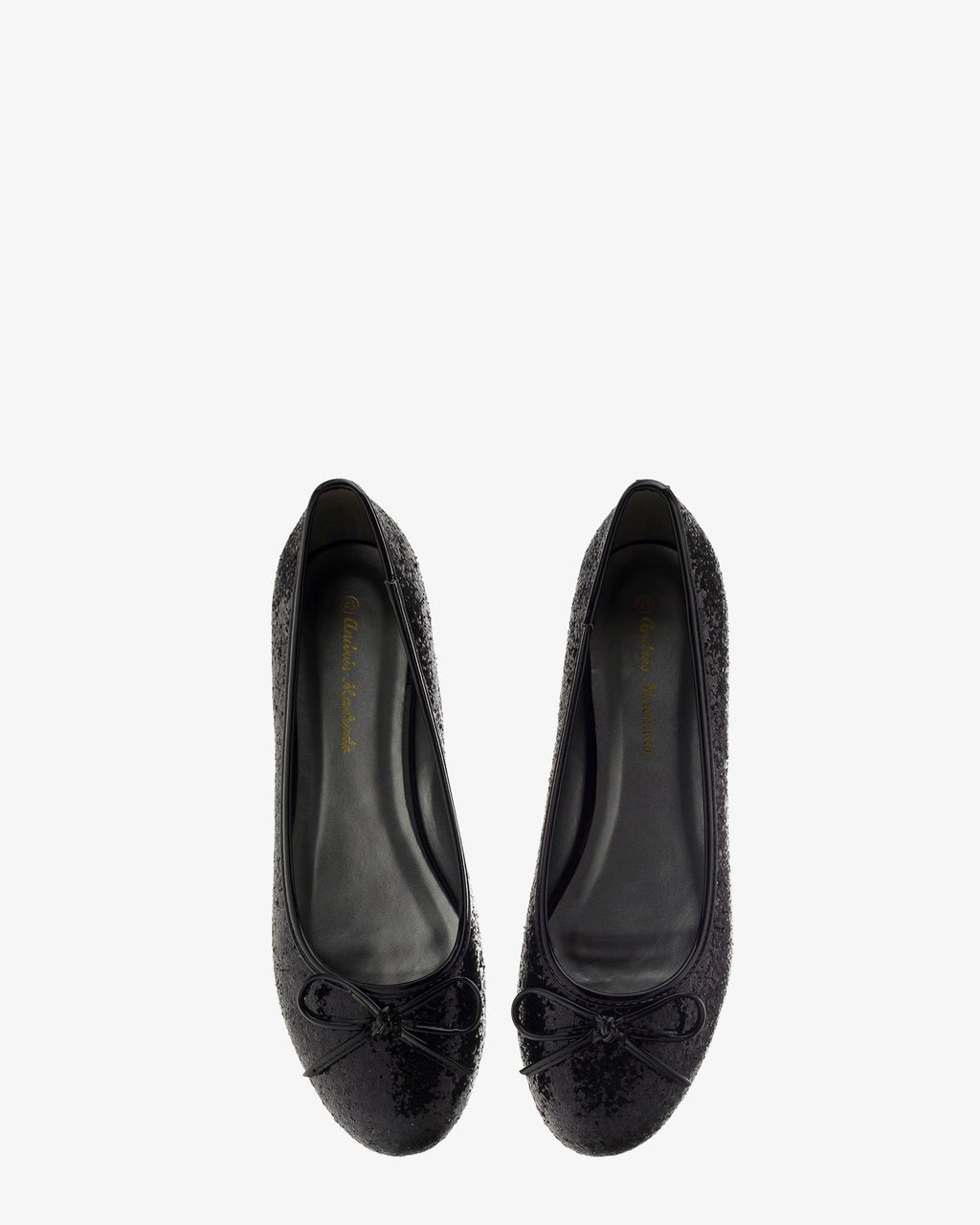 Bailarina clasic glitter negro