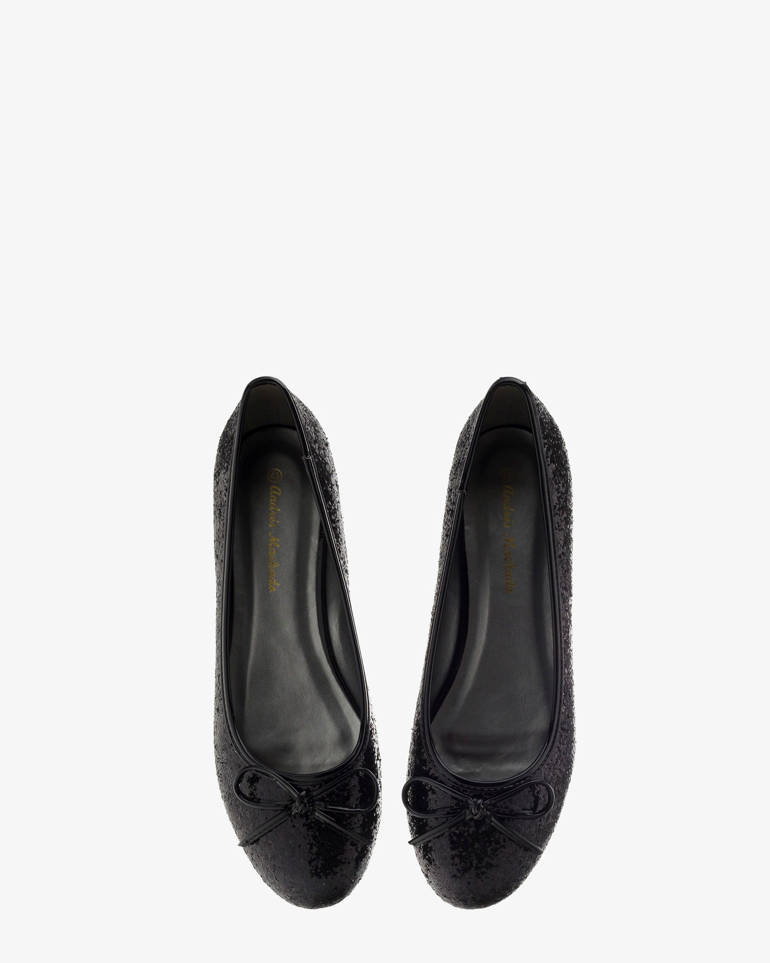 Bailarina clasic glitter negro