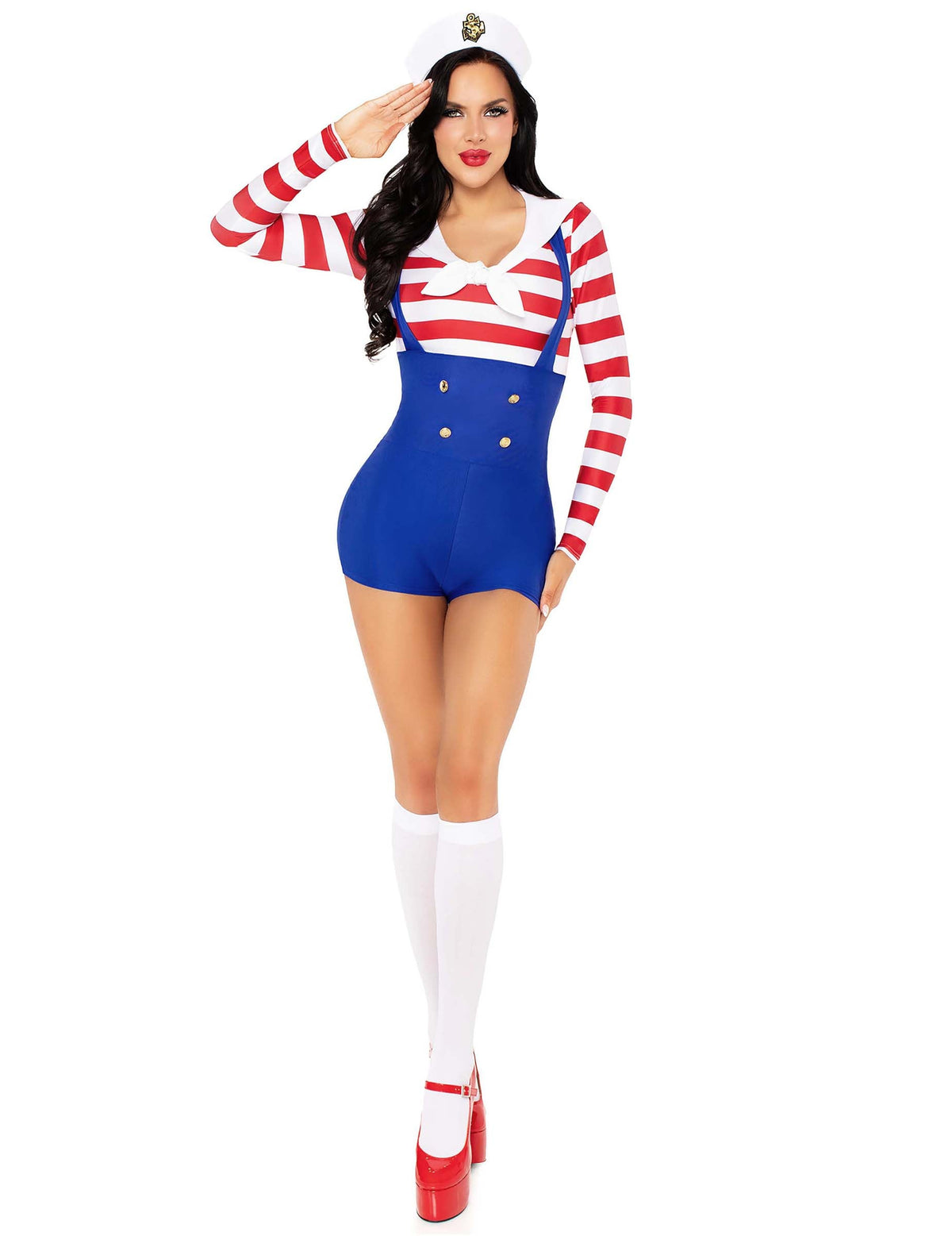 Disfraz de marinera retro sexy para mujer