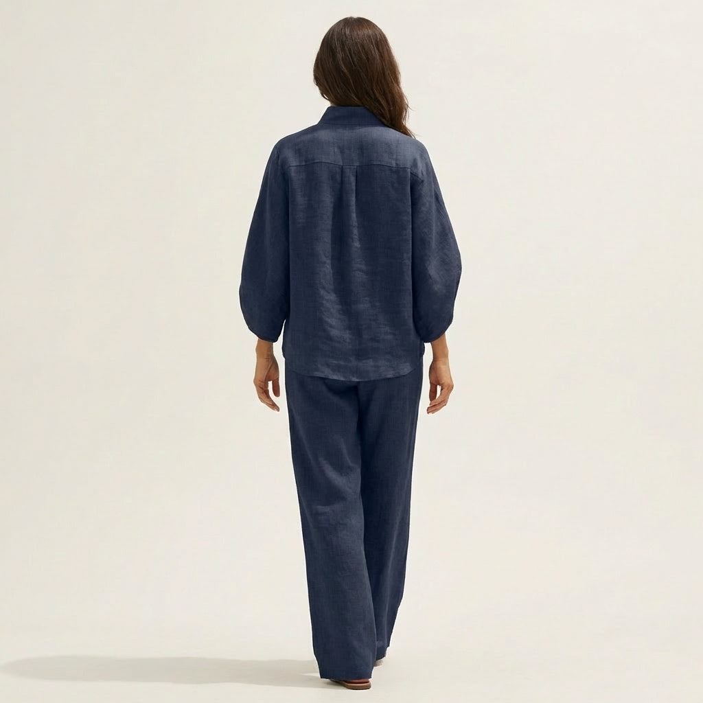 Zoe | Conjunto de dos piezas de lino