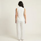 Sol | Conjunto de top cruzado y pantalón ancho